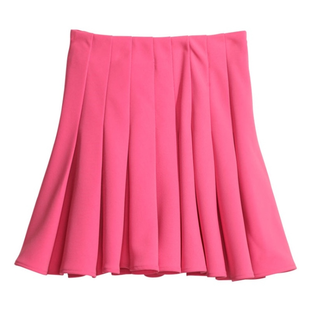 Pink mini skirt